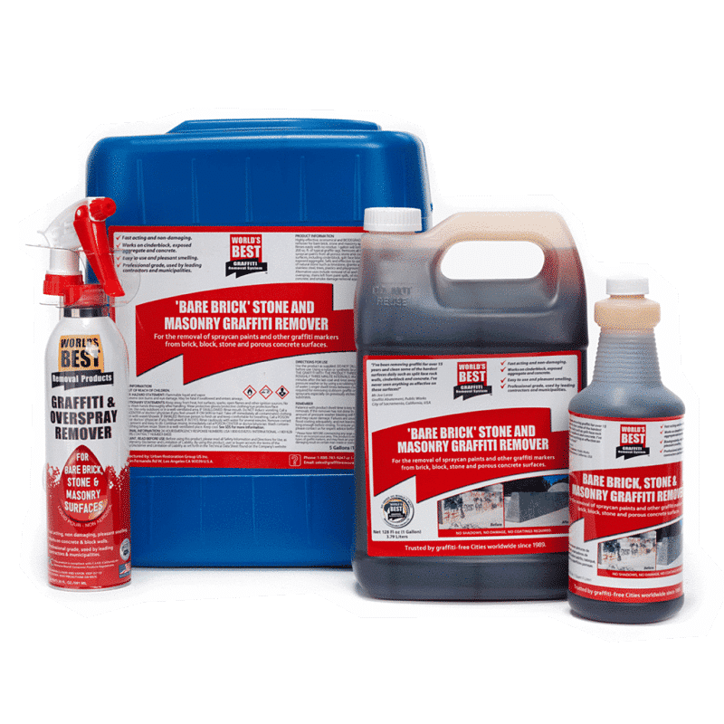 Bare Brick, Stone & Masonry Graffiti Remover | Highly Effective All Purpose Tag Removal | Biodegradable Questions & Answers